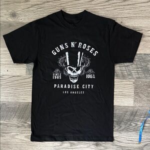 Guns‎ N' Roses Paradise City LA Graphic T-Shirt black size medium